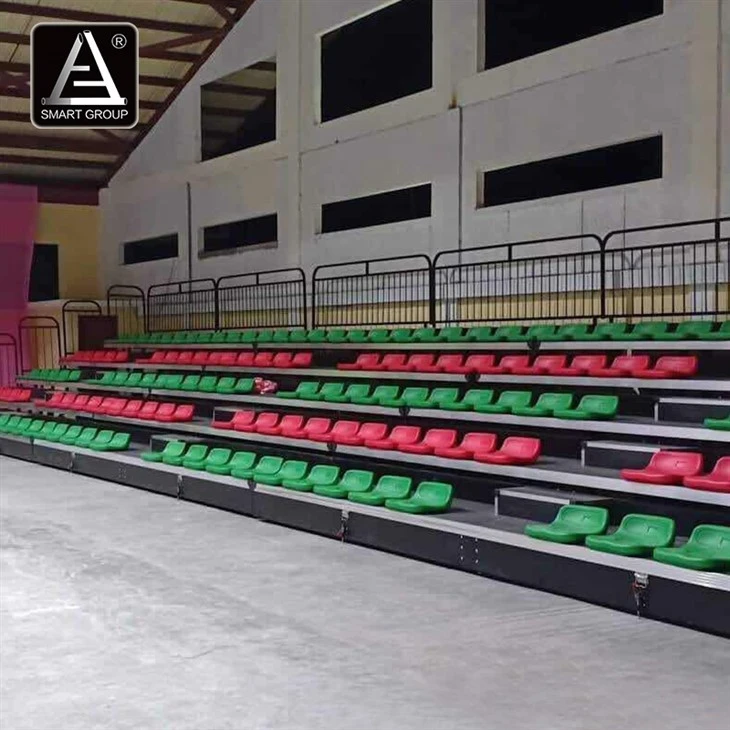 Automated Telescopic Bleachers Seating System