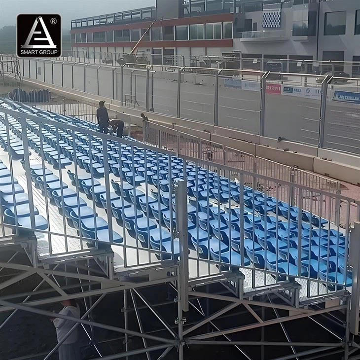 Racetrack Temorary Audience Scaffolding Grandstand Seating Bleachers